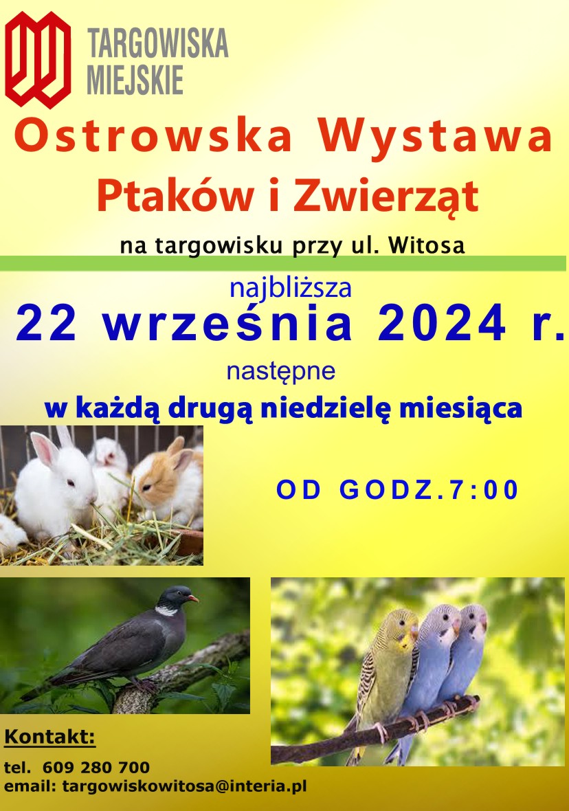 Wystawa ptaków i zwierząt